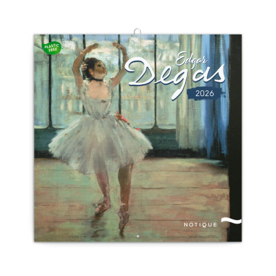 Falinaptár képes lemeznaptár 300x300mm, Edgar Degas Realsystem 2026.