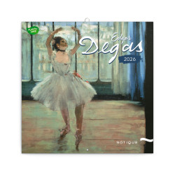 Falinaptár képes lemeznaptár 300x300mm, Edgar Degas Realsystem 2026. Író- irodaszer, papíráru Realsystem