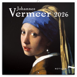 Falinaptár képes lemeznaptár 300x300mm, Johannes Vermeer Realsystem 2026. Író- irodaszer, papíráru Realsystem