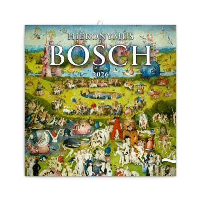 Falinaptár képes lemeznaptár 300x300mm, Hieronymus Bosch Realsystem 2026.