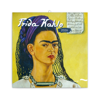 Falinaptár képes lemeznaptár 300x300mm, Frida Kahlo Realsystem 2026.