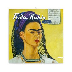 Falinaptár képes lemeznaptár 300x300mm, Frida Kahlo Realsystem 2026. Író- irodaszer, papíráru Realsystem