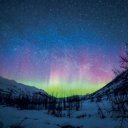 Falinaptár képes lemeznaptár 300x300mm, Aurora Borealis Realsystem 2027.