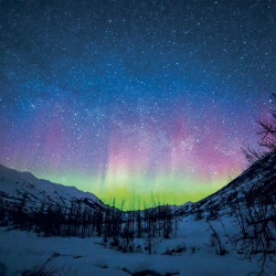 Falinaptár képes lemeznaptár 300x300mm, Aurora Borealis Realsystem 2027.