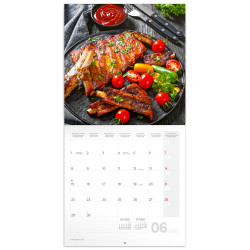 Falinaptár képes lemeznaptár 300x300mm, Gourmet Realsystem 2026.