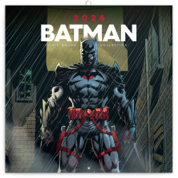 Falinaptár képes lemeznaptár 300x300mm, Batman ComicsRealsystem 2026. Író- irodaszer, papíráru Realsystem