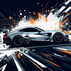 Falinaptár képes lemeznaptár 300x300mm, Fast Cars Realsystem 2027.
