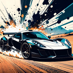 Falinaptár képes lemeznaptár 300x300mm, Fast Cars Realsystem 2027.