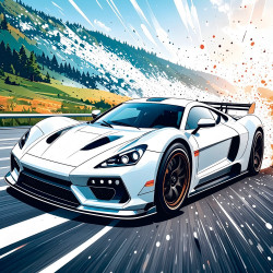 Falinaptár képes lemeznaptár 300x300mm, Fast Cars Realsystem 2027.