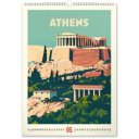 Falinaptár képes  330×460mm Vintage Posters-World Cities Realsystem 2027.