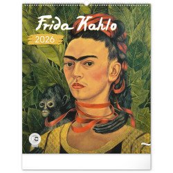 Falinaptár képes  480×560mm Frida Kahlo Realsystem 2026. Író- irodaszer, papíráru Realsystem