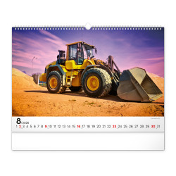 Falinaptár képes  480×330mm Heavy Machines Realsystem 2026.