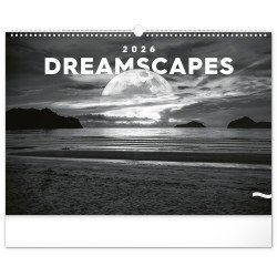 Falinaptár képes  330×460mm Dreamscapes Realsystem 2026. Író- irodaszer, papíráru Realsystem