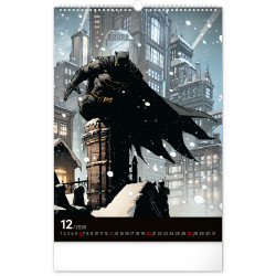 Falinaptár képes  330×460mm Batman Dark Realsystem 2026. Író- irodaszer, papíráru Realsystem
