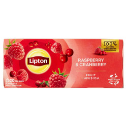 Gyümölcstea 20x1,6 g Lipton málna-áfonya Teák Lipton