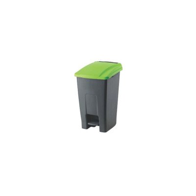 Szemetes kuka pedálos műanyag 50 literes antracit/zöld UP227-212 Szemetes kuka pedálos műanyag 50 literes antracit/zöld UP227-212