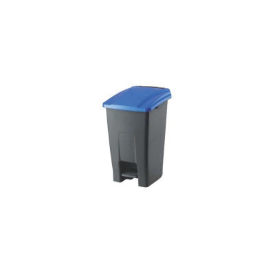 Szemetes kuka pedálos műanyag 50 literes antracit/kék UP227-215 Szemetes kuka pedálos műanyag 50 literes antracit/kék UP227-215