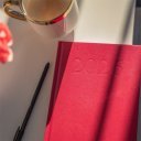 Határidőnapló agenda Standard A/5, napi, fehér lapokkal (bordó) 2026. Bluering®