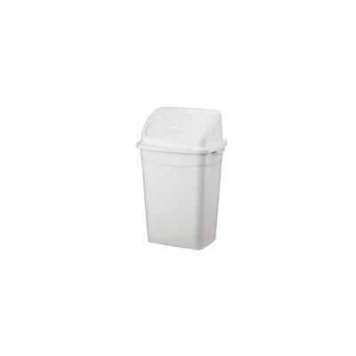 Szemetes kuka billenő fedéllel műanyag 26 literes fehér UP119-101 Szemetes kuka billenő fedéllel műanyag 26 literes fehér UP119-101