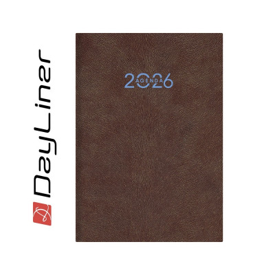 Határidőnapló Animal A5 heti, fehér lapokkal Bulldog barna Dayliner 2026. Határidőnapló Animal A5 heti, fehér lapokkal Bulldog barna Dayliner 2026.
