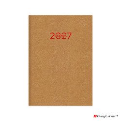 Határidőnapló Animal A5 heti, fehér lapokkal Gazelle okker Dayliner 2027. Író- irodaszer, papíráru Dayliner