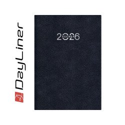 Határidőnapló Animal A5 napi, fehér lapokkal Toro fekete Dayliner 2026. Író- irodaszer, papíráru Dayliner