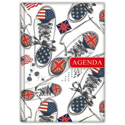 Határidőnapló Colors A5 heti, fehér lapokkal City Dayliner 2026. Író- irodaszer, papíráru Dayliner