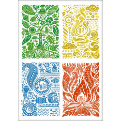 Határidőnapló Colors A5 napi, fehér lapokkal Elements Dayliner 2026. Író- irodaszer, papíráru Dayliner
