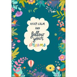 Határidőnapló Colors A5 napi, fehér lapokkal Fantasy Dayliner 2027. Író- irodaszer, papíráru Dayliner