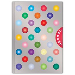 Határidőnapló Colors A5 napi, fehér lapokkal Magic Dayliner 2026. Író- irodaszer, papíráru Dayliner