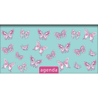 Zsebnaptár Colors fekvő heti, fehér lapokkal Summer Dayliner 2026.