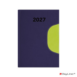 Határidőnapló Memphis B6 heti, fehér lapokkal kék-zöld Dayliner 2027. Író- irodaszer, papíráru Dayliner