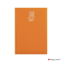 Határidőnapló MyPastel A5 heti, krémszínű lapokkal narancs Dayliner 2027. Író- irodaszer, papíráru Dayliner