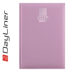 Határidőnapló MyPastel A5 napi, krémszínű lapokkal lila Dayliner 2026. Író- irodaszer, papíráru Dayliner