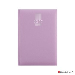 Határidőnapló MyPastel A5 napi, krémszínű lapokkal lila Dayliner 2027. Író- irodaszer, papíráru Dayliner