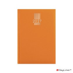 Határidőnapló MyPastel A5 napi, krémszínű lapokkal narancs Dayliner 2027. Író- irodaszer, papíráru Dayliner