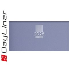 Zsebnaptár MyPastel fekvő heti, krémszínű lapokkal kék Dayliner 2026. Író- irodaszer, papíráru Dayliner