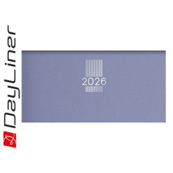 Zsebnaptár MyPastel fekvő heti, krémszínű lapokkal kék Dayliner 2026. Író- irodaszer, papíráru Dayliner