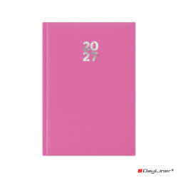 Határidőnapló Pannon A5 heti, fehér lapokkal fuchsia Dayliner 2027. Író- irodaszer, papíráru Dayliner