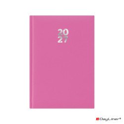 Határidőnapló Pannon A5 heti, fehér lapokkal fuchsia Dayliner 2027. Író- irodaszer, papíráru Dayliner