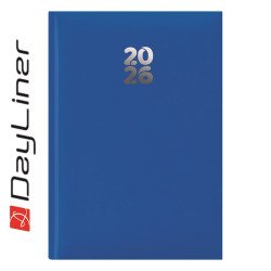 Határidőnapló Pannon A5 heti, fehér lapokkal kék Dayliner 2026. Író- irodaszer, papíráru Dayliner