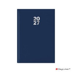 Határidőnapló Pannon A5 heti, fehér lapokkal sötétkék Dayliner 2027. Író- irodaszer, papíráru Dayliner