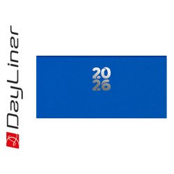 Zsebnaptár Pannon fekvő heti, fehér lapokkal kék Dayliner 2026. Író- irodaszer, papíráru Dayliner