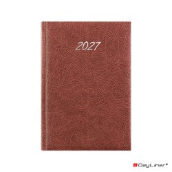 Határidőnapló Rebel A5 napi, krémszínű lapokkal bordó Dayliner 2027. Író- irodaszer, papíráru Dayliner