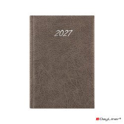 Határidőnapló Rebel A5 napi, krémszínű lapokkal szürke Dayliner 2027. Író- irodaszer, papíráru Dayliner