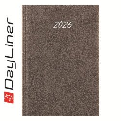 Határidőnapló Rebel B5 heti, krémszínű lapokkal szürke Dayliner 2026. Író- irodaszer, papíráru Dayliner