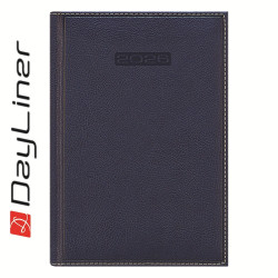 Határidőnapló Sherwood A5 napi, krémszínű lapokkal kék Dayliner 2026. Író- irodaszer, papíráru Dayliner