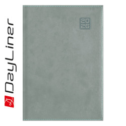 Határidőnapló Square B5 heti, fehér lapokkal szürke Dayliner 2026. Író- irodaszer, papíráru Dayliner