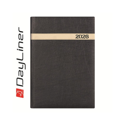 Határidőnapló The Boss A5 napi, fehér lapokkal fekete Dayliner 2026. Határidőnapló The Boss A5 napi, fehér lapokkal fekete Dayliner 2026.