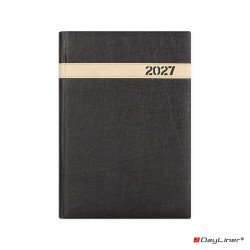Határidőnapló The Boss A5 napi, fehér lapokkal fekete Dayliner 2027. Író- irodaszer, papíráru Dayliner
